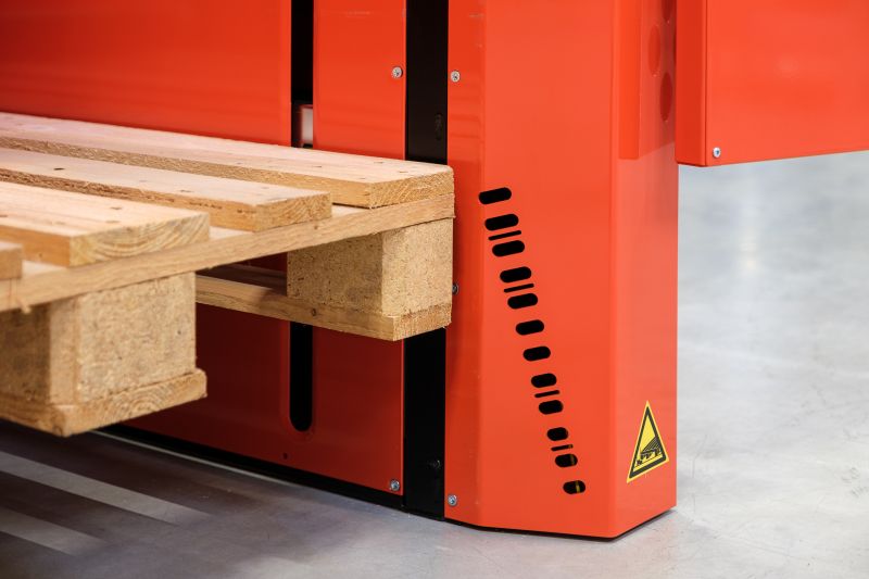 Zuverlässiges Anheben und Senken der Paletten