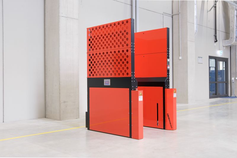 Die Seitenwände bieten Schutz vor Kippen und Eingreifen