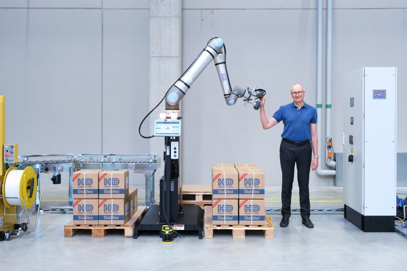 Palettier-Cobot für Kartons Palettier-Cobot für Kartons