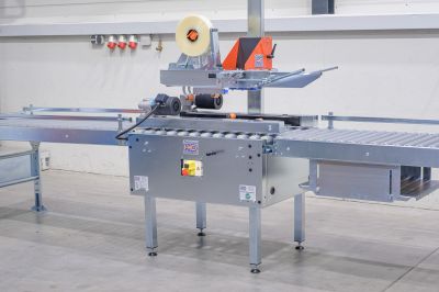 Kartonverschließer, halbautomatisch und automatisch