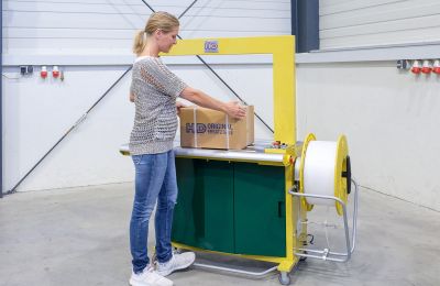 Umreifungsmaschinen für Kartons und Paletten